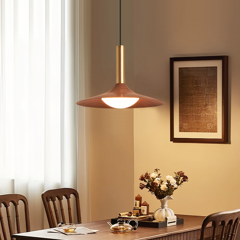 Lámpara de Techo Estilo Vintage para Restaurante Grand View Garden, Lámpara UFO de Estilo Americano Simple para Comedor, Barra o Restaurante L271