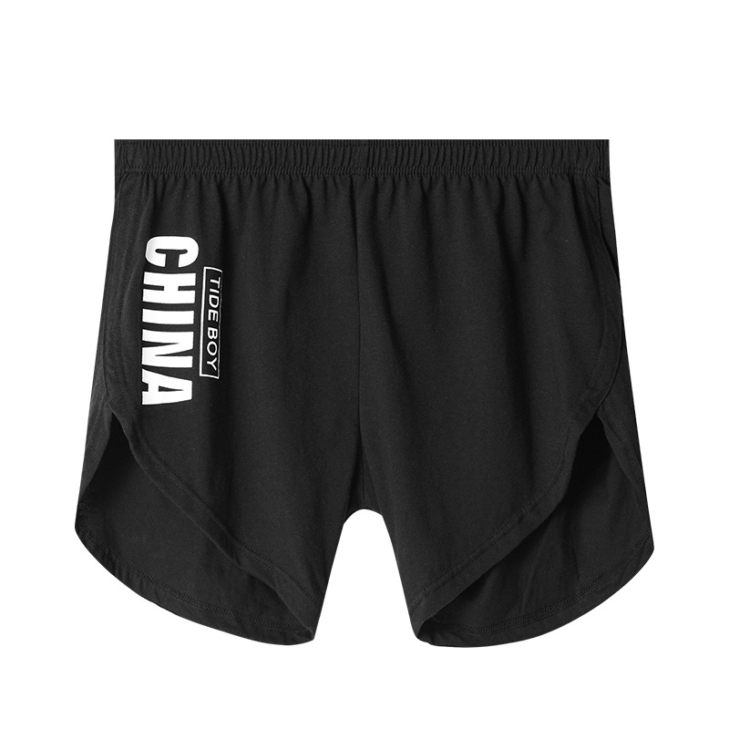 Pantalones íntimas de hombre 100% de algodón de ángulo plano de algodón para hombres de alta calidad cuatro ángulos pantalones de algodón para hombres procesamiento personalizado