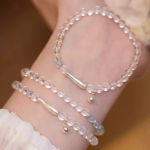 Aquamarine Koi Fish Bracelet for Women, Fresh and Bright, Unique Design, Couple Bracelet, Friendship Gift 2026