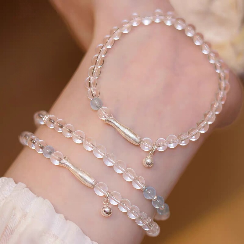Aquamarine Koi Fish Bracelet for Women, Fresh and Bright, Unique Design, Couple Bracelet, Friendship Gift 2026