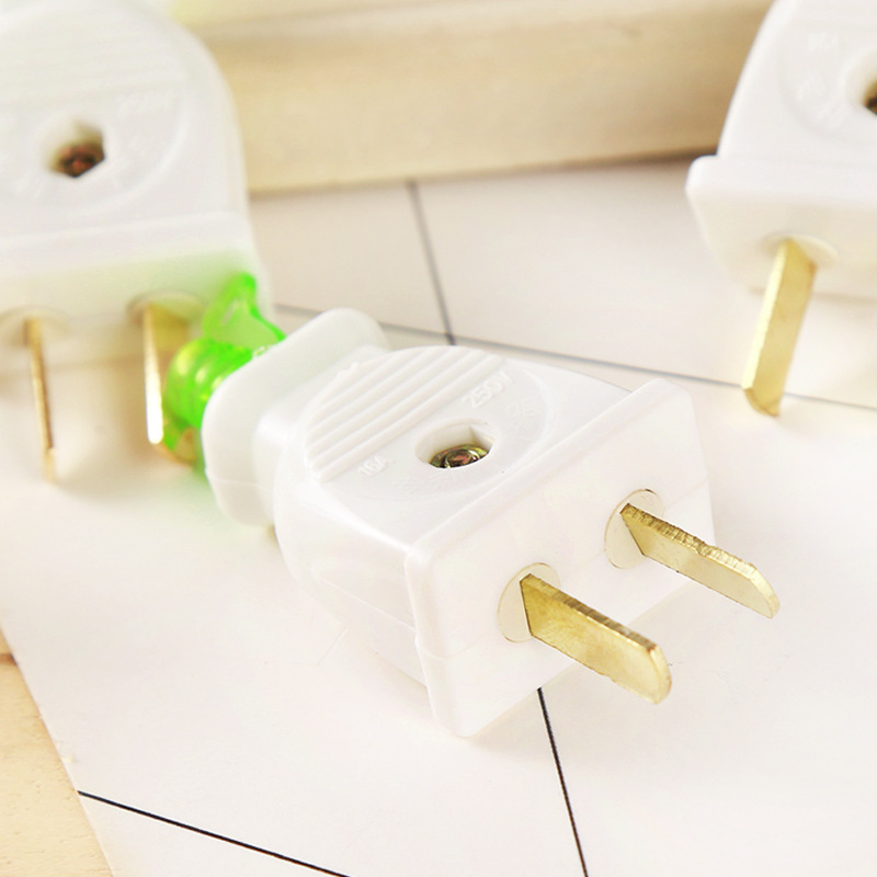 Specially Designed for Foreign Trade Two-Pole Plug Rotating Plug Single-Phase Ac Two-Pole Rotatable Power Plug Two-Pole Plug
