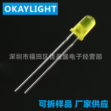 ֱ���LED���� F3/3MM �S�l�Sɫ���� ���� �L�_�A�^��߅ ����ֱ�N