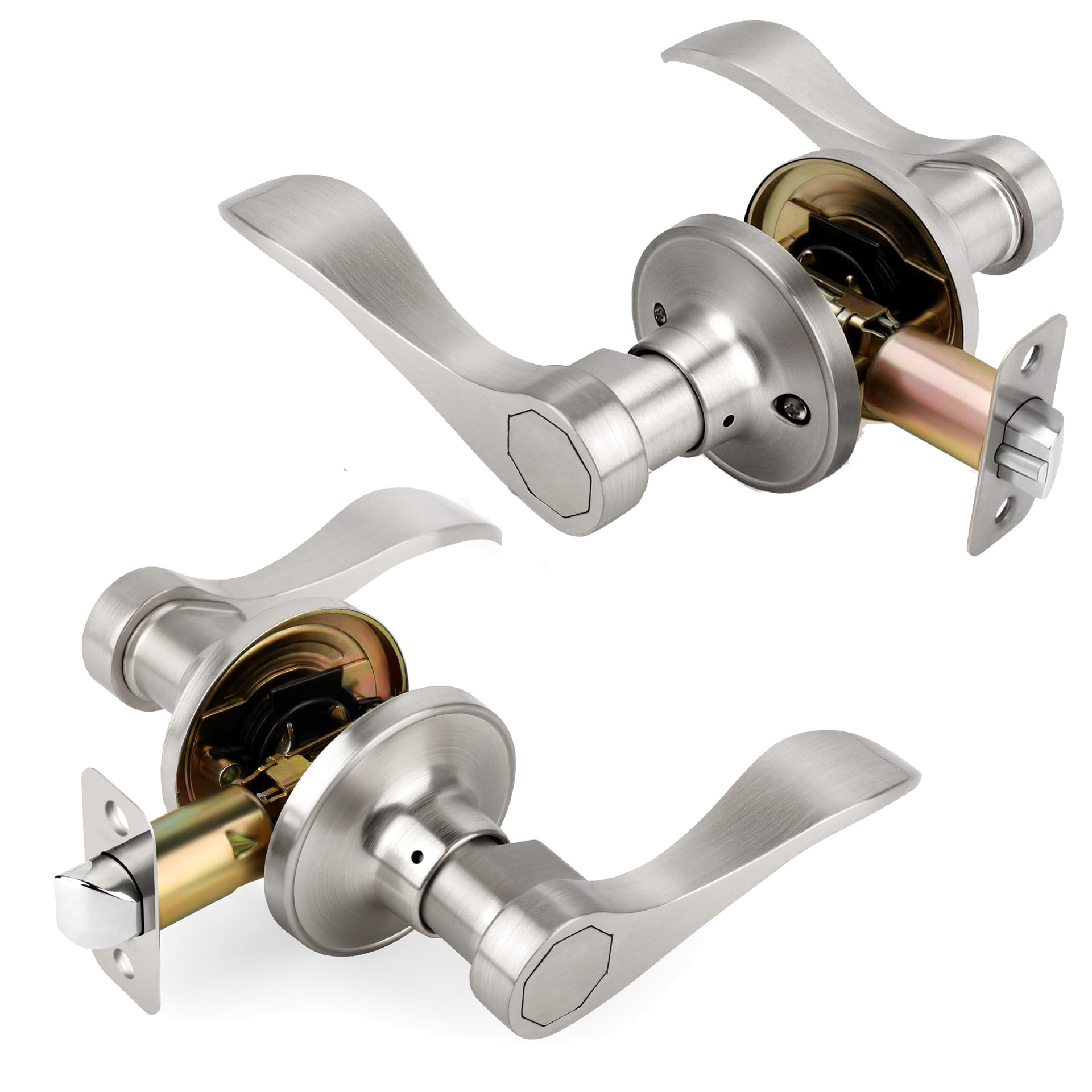 채널 기능 샌드 니켈 패스/홀 새틴 니켈