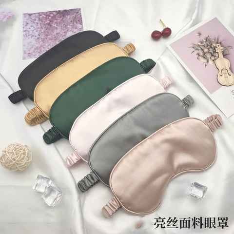 Высококачественная 22-метровая шелковая маска для глаз 100% шелковица шелковая шестислойная шелковая ткань для комфорта
