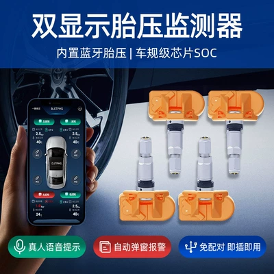 External High-Precision Tire Temperature Display – Tire pressure monitoring system