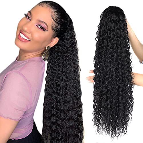 Cross-Border Foreign Trade European and American Style Curly Drawstring Ponytail Hair Extensions Synthetic High-Temperature Fiber Wig High Ponytail Wholesale Cross-Border Foreign Trade European and American Style Curly Drawstring Ponytail Hair Extensions Synthetic High-Temperature Fiber Wig High Ponytail Wholesale