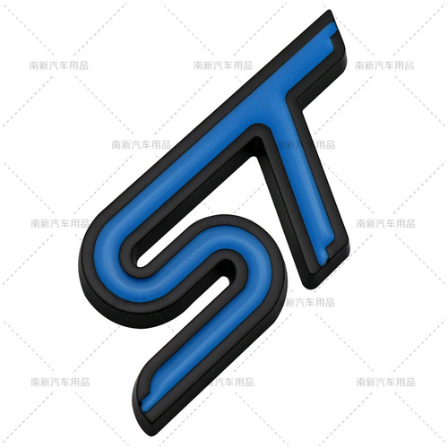 ST car sticker modified ST car sticker suitable for new Mondeo Focus Fiesta metal rear sticker side sticker