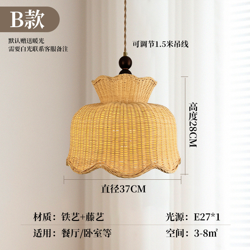 Viento tranquilo Retro Residencia sala de estar restaurante Zen hotel chino sala de té japonés tejido a mano sombrero de paja candelabrera