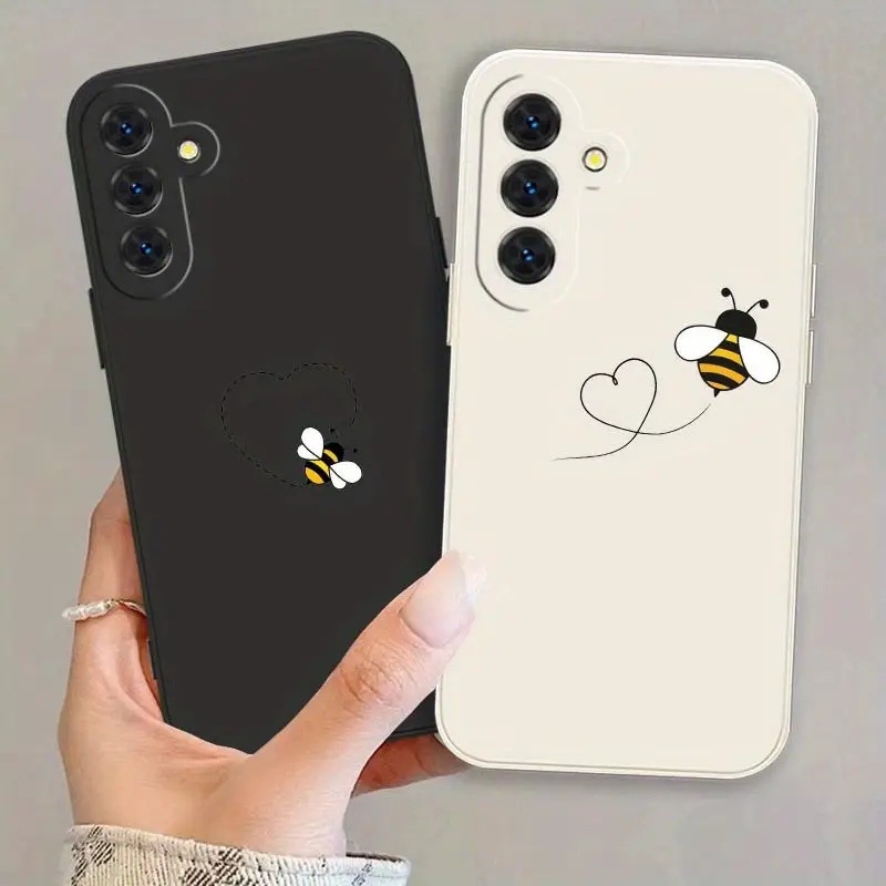 Casual Tpa Mobile Phone Case Suitable for Samsung A55.5G Little Bee Galaxy S24Plus Anti-Fall S10E Protective Cover