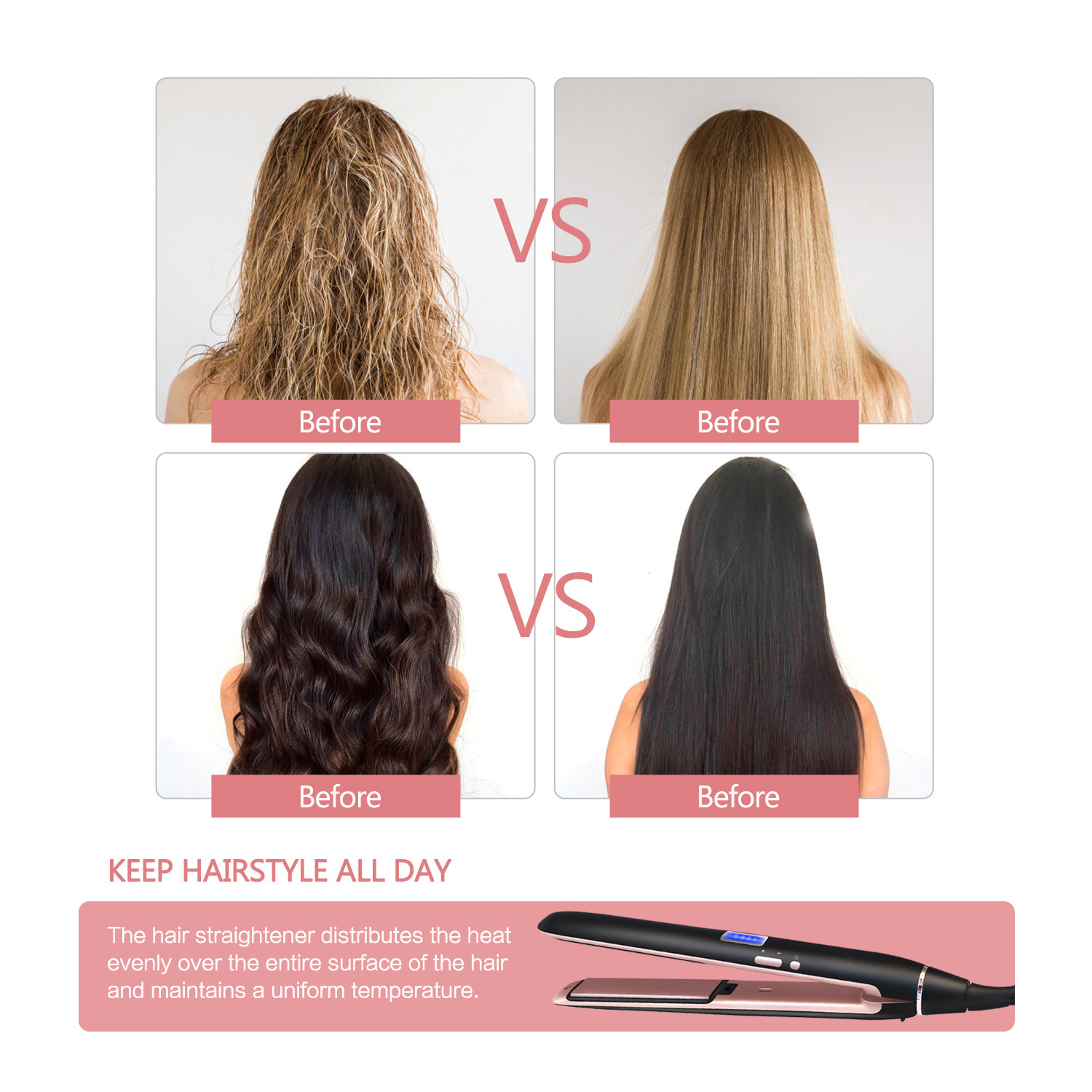 Hair Straightener and Curler Image 4