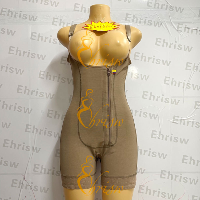 Women's Body Shaping Lace Body Shaping Abdominal Strengthening Faja Colombiana Mujer BBl Postoperative Use