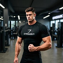 GYMSHARK������佡������T���˶��ܲ�͸���ߵ������¸ߵ��ٸ�