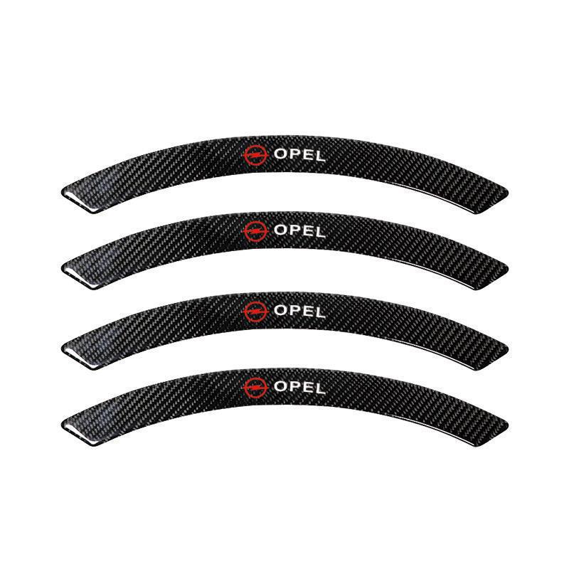 Parche de ceja de rueda de fibra de carbono para automóvil, tira decorativa de ceja de rueda epoxi, adhesivo anticolisión engrosado, resistente a arañazos, tira anticolisión de carrocería