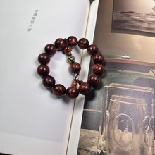 厂家直销正宗海南黄花梨1.6海黄佛珠油梨对眼鬼脸实体供货批发