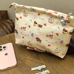 新しいソーセージ犬はオリジナルの起爆金を持って秋の携帯化粧バッグの大容量収納シンプルな女性アニメスタイルを持っている