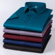 Amazon Cross-border Foreign Trade Four-sided Shirt Men's Short-sleeved Plain Elastic Business Casual Men's Shirt