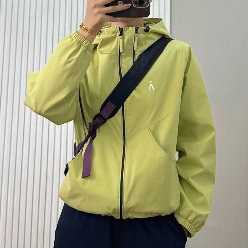 澜石！25秋季防水小众设计感双拉链短款连帽宽松百搭外套 24236|undefined
