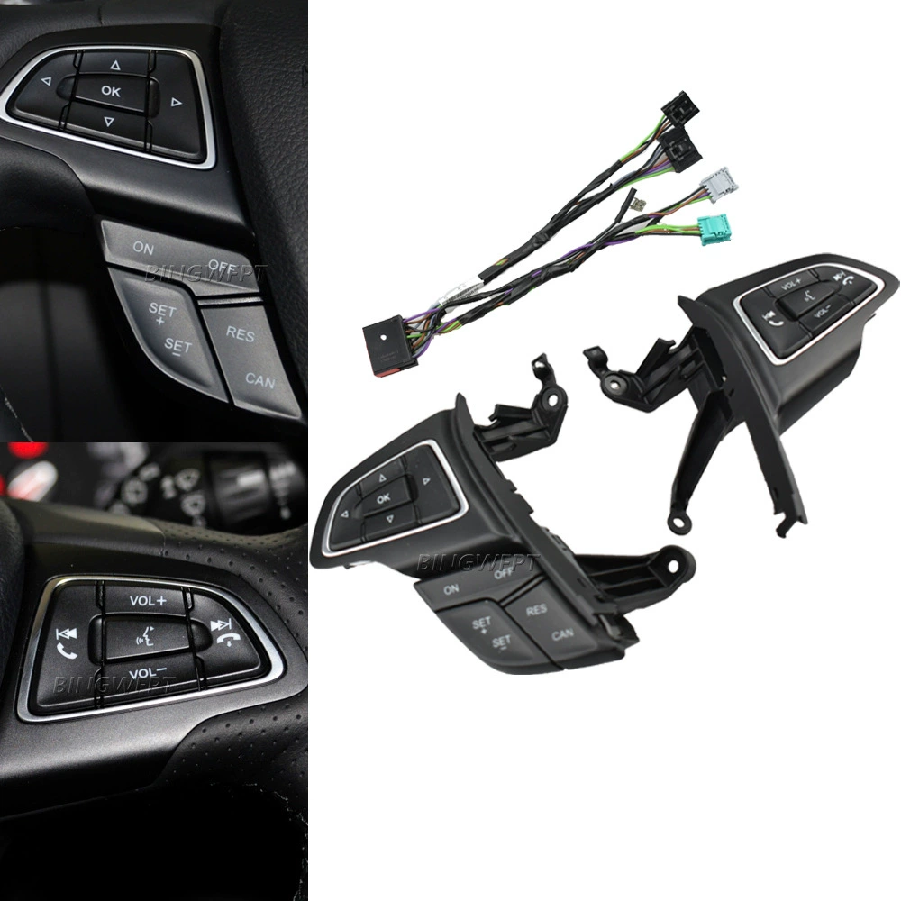 Применимо к 15 Ford Fox Bluetooth голосовой многофункциональный кнопочный переключатель на рулевом колесе круиз с постоянной скоростью