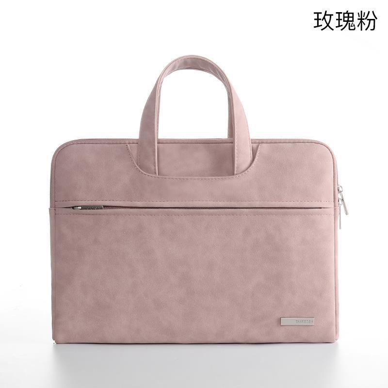 반투명 마이크로 벨벳 모델 - 로즈 핑크 [트롤리 스트랩 + 히든 핸들 포함]