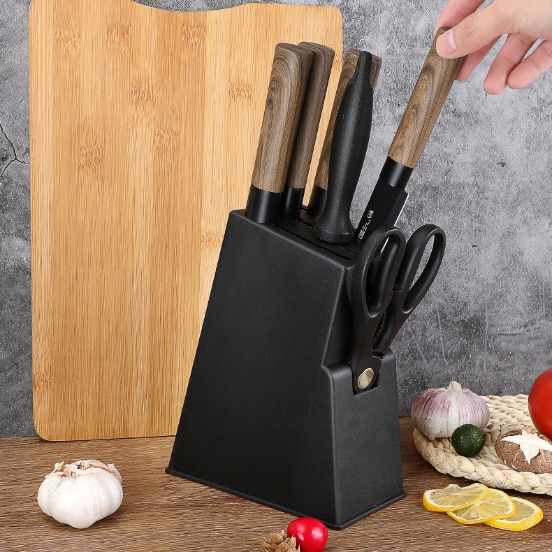 Kit completo de cuchillos de cocina 2 - en - 1 cuchillo de cocina hogar afilado cuchillo de cocina de acero inoxidable cuchillo de corte