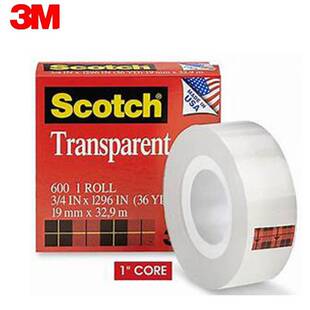 3M 600˼��Scotch�߼�͸���yԇ�z�� 12.7/19mm����y��ī��ճ��