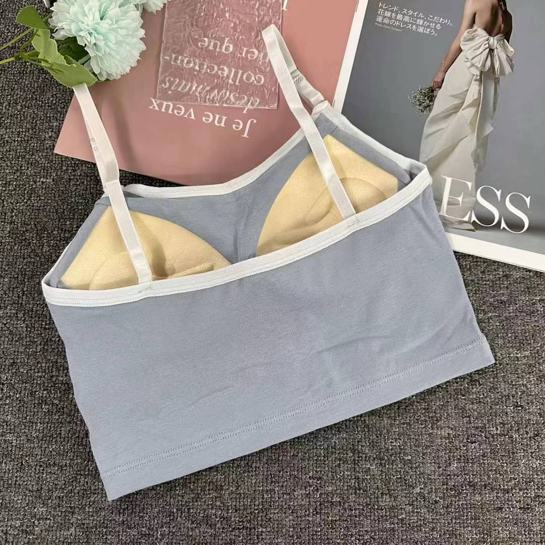 Nueva taza fija sin costuras de alta calidad, chaleco de dama sin anillo de acero, bra de yoga, ropa interior deportiva, mujer al por mayor