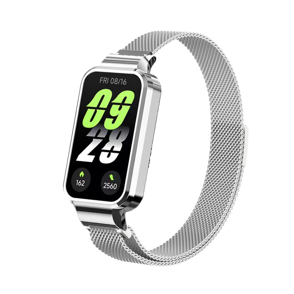 Aplicable Redmi Band 3 Correa de metal Band Xiaomi Band 9Active Pulsera de acero inoxidable Milan Magnetic 2