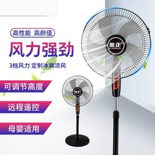 16寸电风扇落地式家用小型宿舍台式遥控办公室工业大风力批发节能