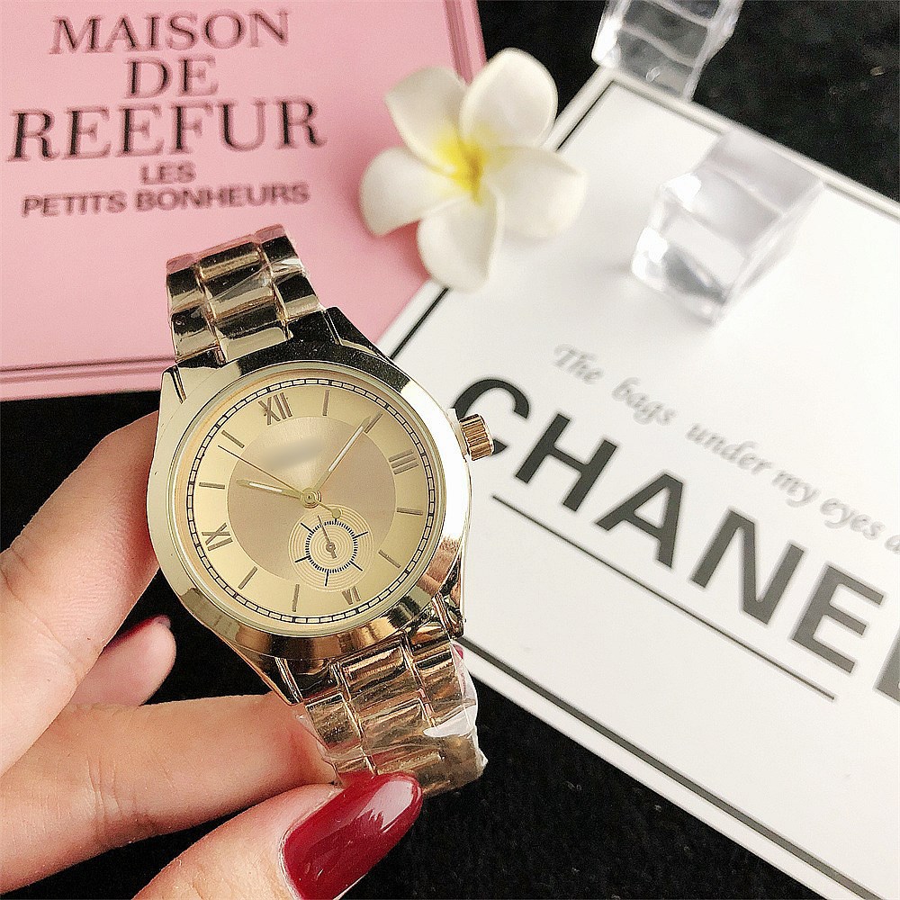 Linwanwan Trendy Fashion Exo Harajuku Style Versatile Personality Unisex Couple Student Watch Geneva Watch