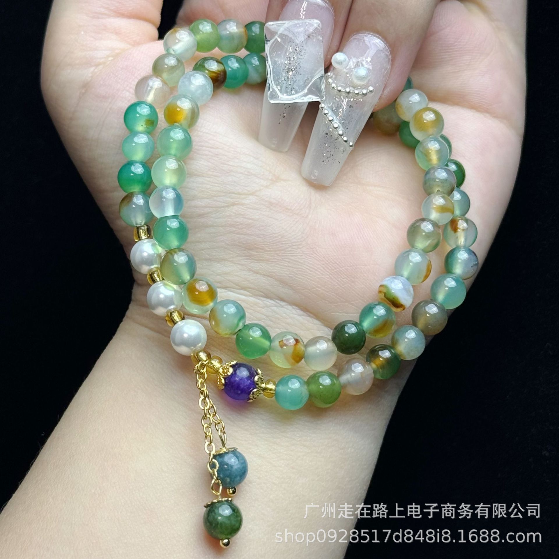 공작 마노 DIY 더블 서클 (6mm)