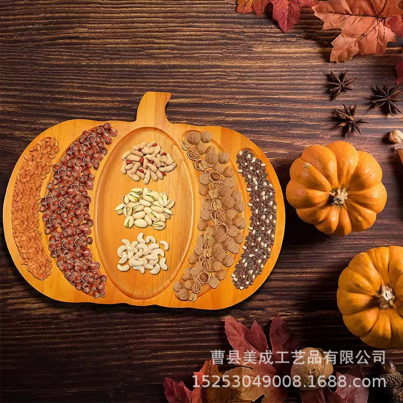 Трансграничный Хэллоуин Тыквенный поднос Вечеринка Закуски