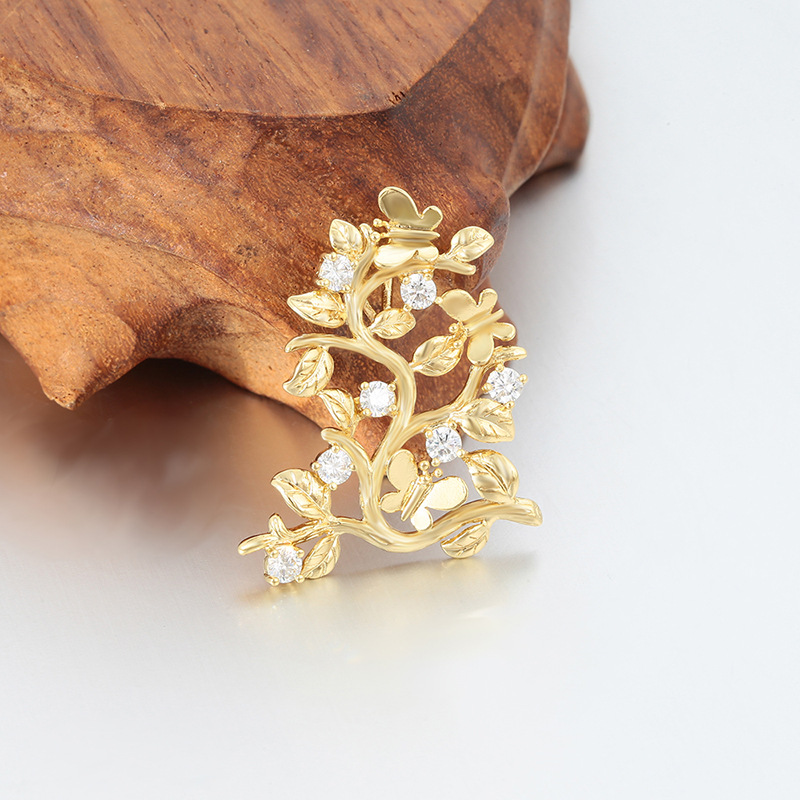 Xuping nicho diseño de moda personalidad mariposa colgante de rama de árbol Europa y América transfronterizos colgante de ventana fría al por mayor