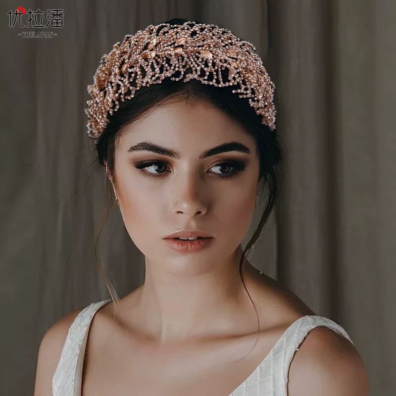 优拉潘 (Cross-border trading), hair accessory for bride, headband handmade, accessories, HP386