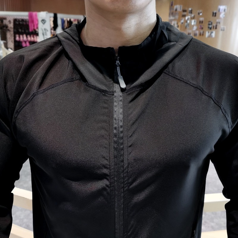 Spring and Summer Running Jackets for Men and Women, Cycling Sports Windproof Jackets, Outdoor Reflective Long-Sleeved Quick-Drying Clothing, Fitness Training Clothes