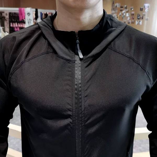 Spring and Summer Running Jackets for Men and Women, Cycling Sports Windproof Jackets, Outdoor Reflective Long-Sleeved Quick-Drying Clothing, Fitness Training Clothes