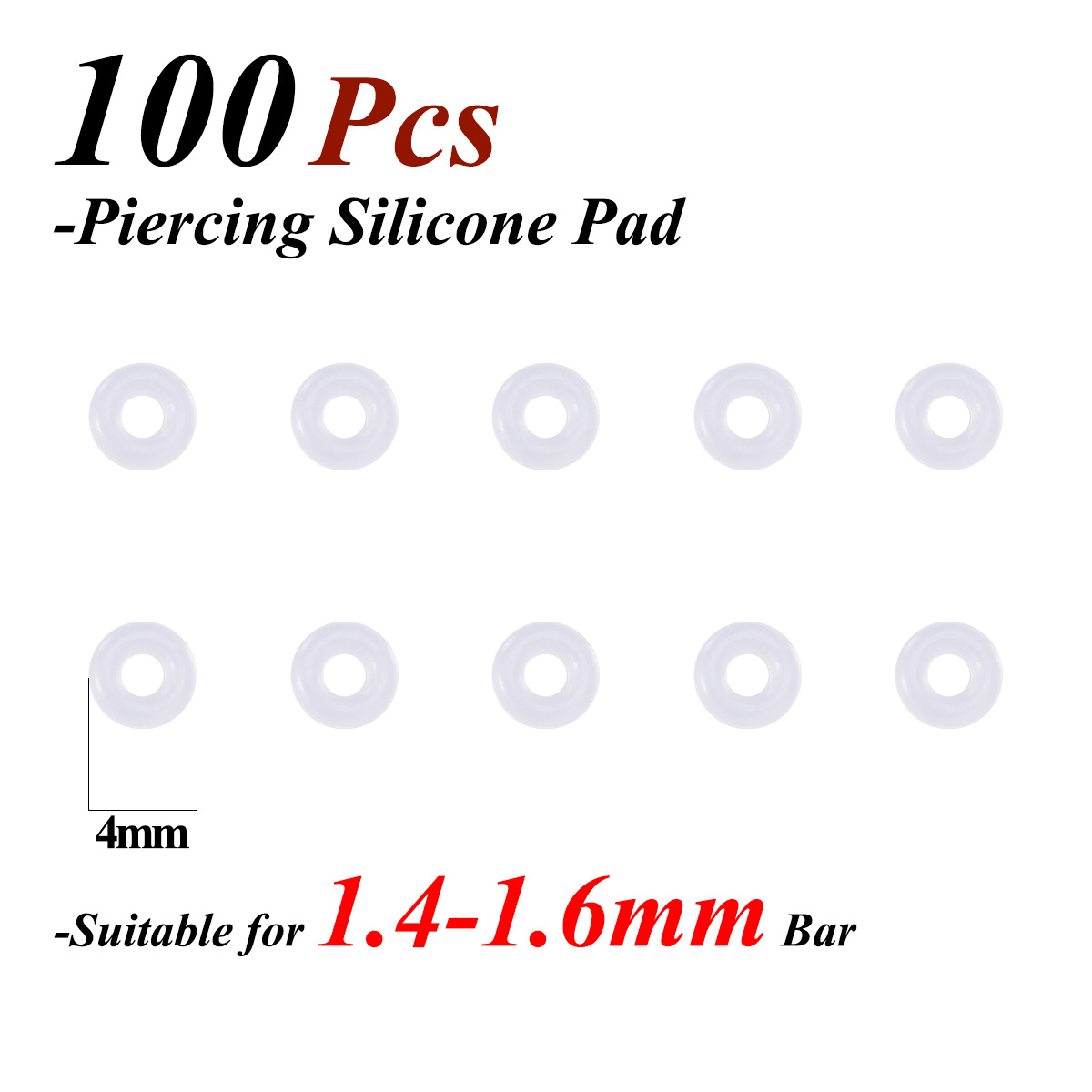 Simple Style Solid Color Silica Gel Unisex Gasket 1 Set