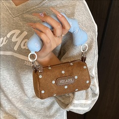 时尚手拎斜挎包包女2025秋冬新款韩系单肩休闲洋气百搭出游包包