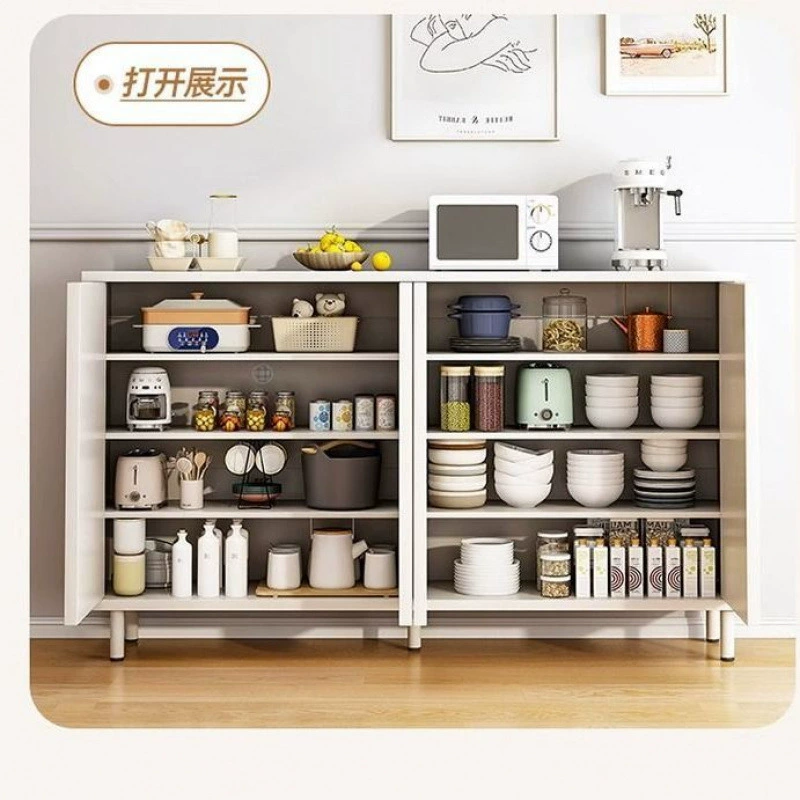 Легкий роскошный буфет в кремовом стиле к стене, встроенный шкаф для хранения, чайный шкаф для гостиной, боковой шкаф, домашний шкаф для хранения, комод