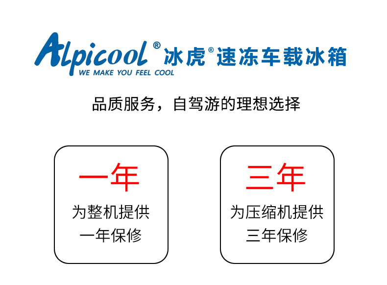 Universal Car Refrigerator for Trucks and Home Use, Dual-Purpose Car Refrigerator Ice Tiger 12V 24V 220V Global Voltage