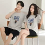 薄款圆领夏季男女家居服