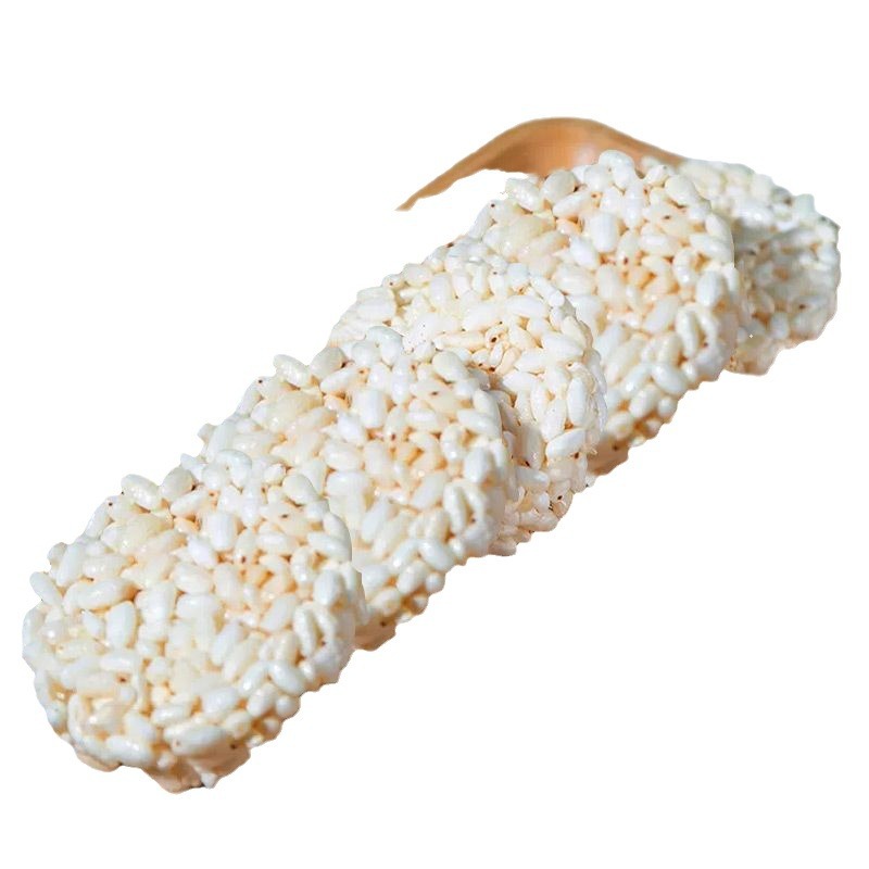 Free Shipping No Sucrose Rice Flower Coarse Grain Snack Rice Crisp Nostalgic Childhood Puffed Rice Cake