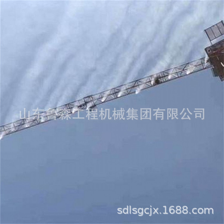 工地吊塔喷淋  围挡喷淋除尘雾化喷淋系统 建筑工地管道雾化设备