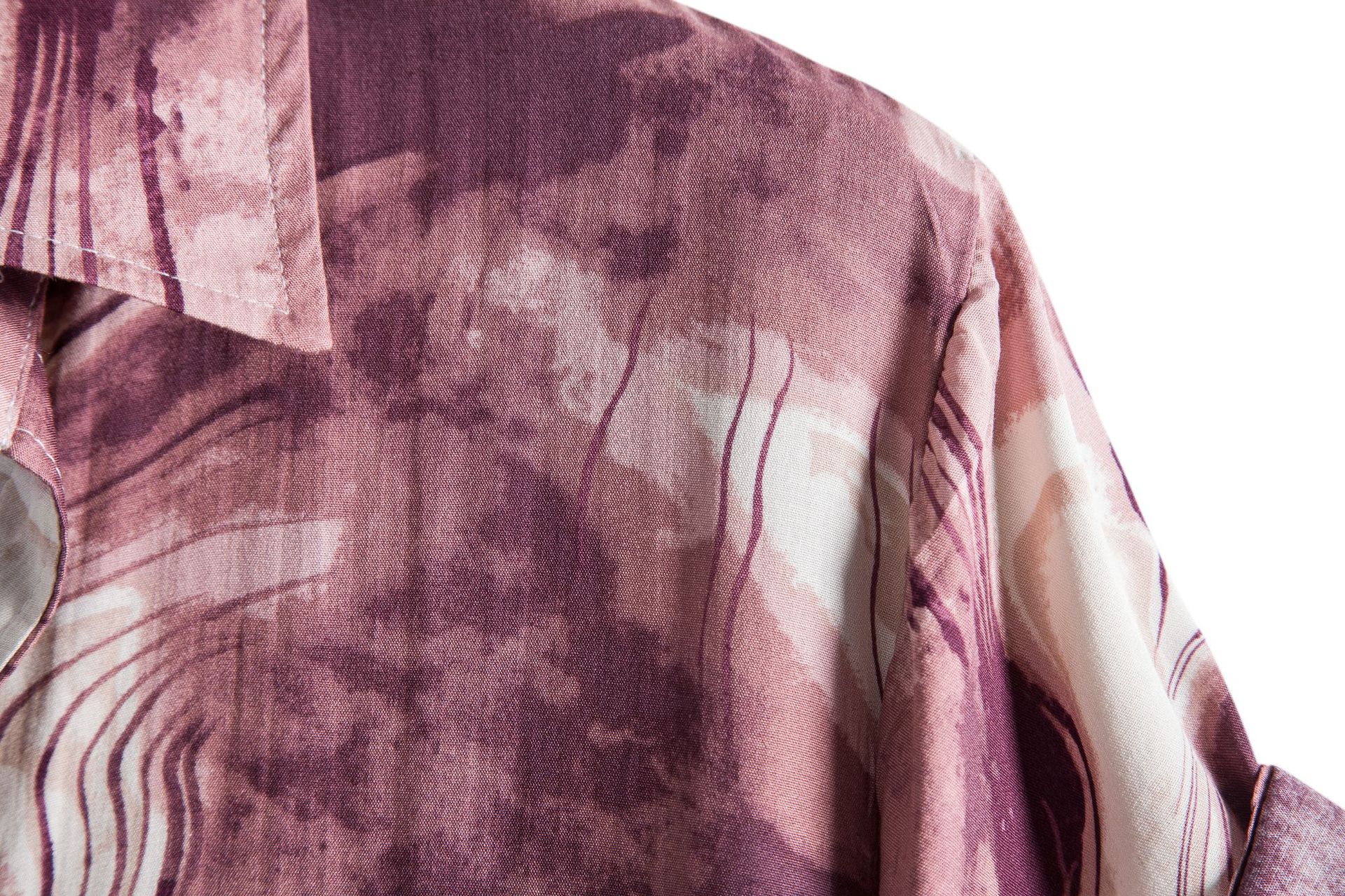 ForMen 2021 Cross-Border Foreign Trade European And American Striped Printed Short Sleeve Turn-Down Collar_voghion.com