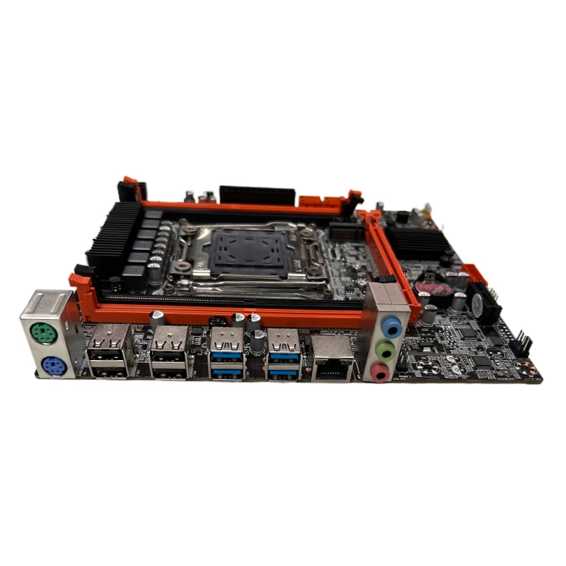 Motherboard with chip, set, x99, D4, 4m, E5, 2696v