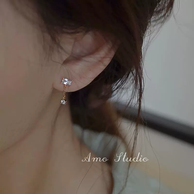 Серьги-светлячки AMO женские серебряные высококачественные легкие Роскошные элегантные нишевые дизайны 2021 Новый Модный летний стиль