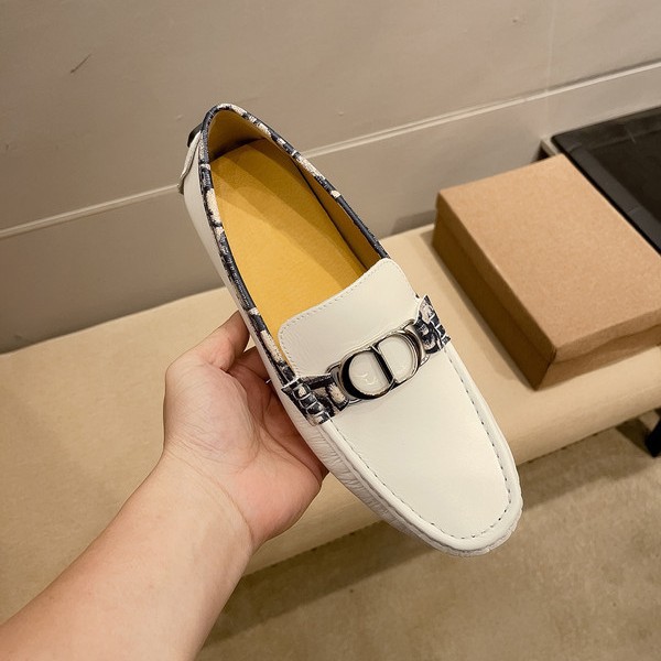 2025 nuevos zapatos de hombre Lefour zapatos de cuero redondos zapatos de hombre casual de moda perezosa zapatos de hombre cómodos