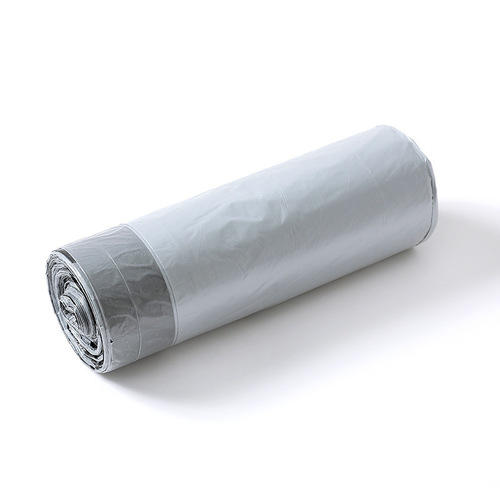 Drawstring garbage bag household thickened portable kitchen enlarged wholesale plastic bag extra thick automatic closing zipper bag