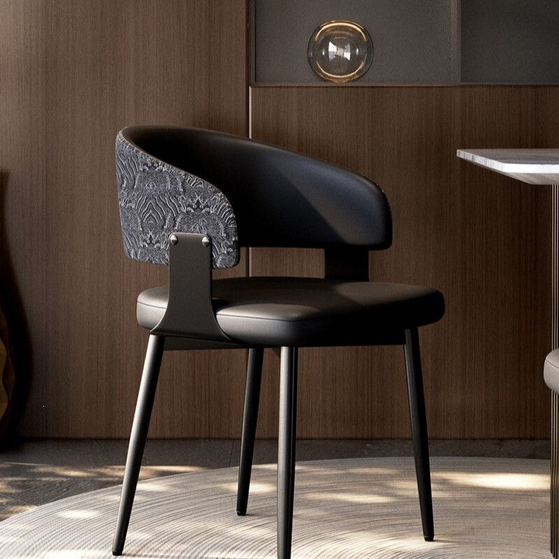 Dining Chair with Italian Minimalist Style, Chinese National Style, Light Luxury, Modern Designer Backrest, High-End Feel, Suitable for Hotel and Home Use, Island Table Armrest Dining Chair Dining Chair with Italian Minimalist Style, Chinese National Style, Light Luxury, Modern Designer Backrest, High-End Feel, Suitable for Hotel and Home Use, Island Table Armrest Dining Chair