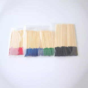 Factory-Made Fruit Toothpicks, Disposable, Portable Bamboo Fruit Picks for Home Use, Restaurant Single-Headed Flower Picks, Multiple Specifications, Portable