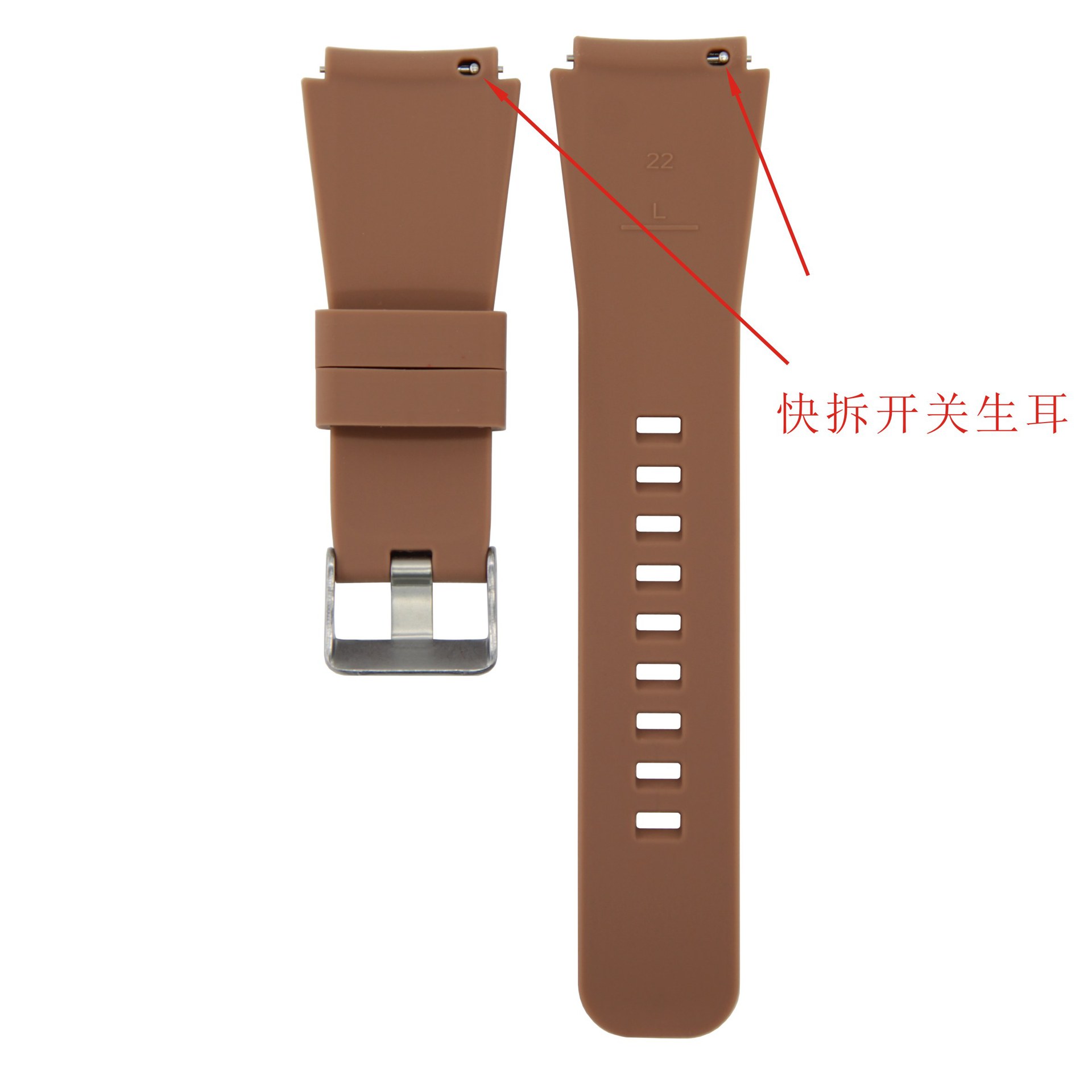 Para Samsung reloj Galaxy 3 Watch/3 engranaje S3 22mm moda correa de silicona